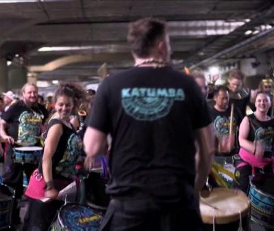 KATUMBA drum Twickenham Rugby Sevens - liverpool drum group alternatively drum circles liverpool until beginner drumming liverpool - Drumming Group Liverpool