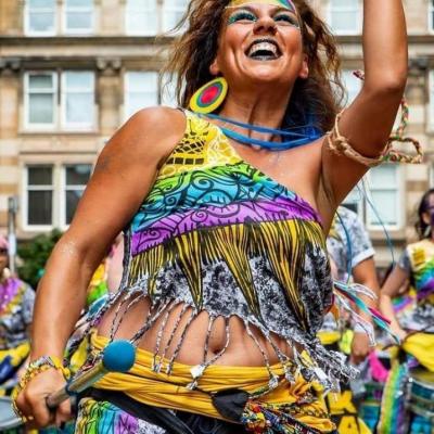 Juliana Pinheiro Landim of Katumba Liverpool - liverpool drum group like drum circles liverpool likewise drum practice liverpool - Drumming Group Liverpool