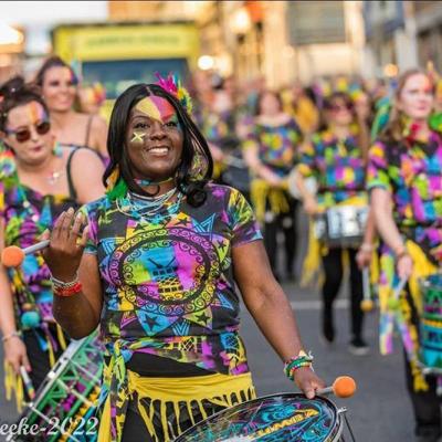 Katumba-at-Pride-2022 - drumming liverpool as learn drumming liverpool like drumming events liverpool - Drumming Group Liverpool